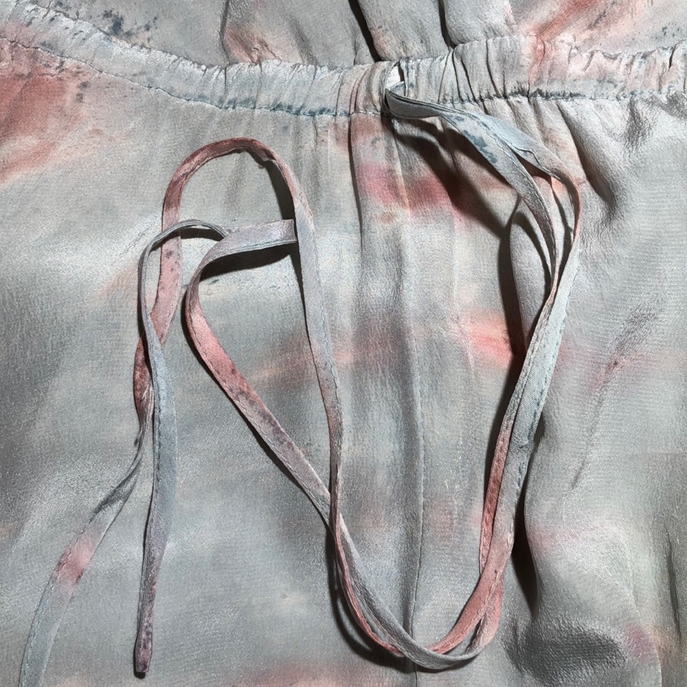 Silk Tie Dye Gypsy 05 Maxi Dress Medium - Picture 7 of 8